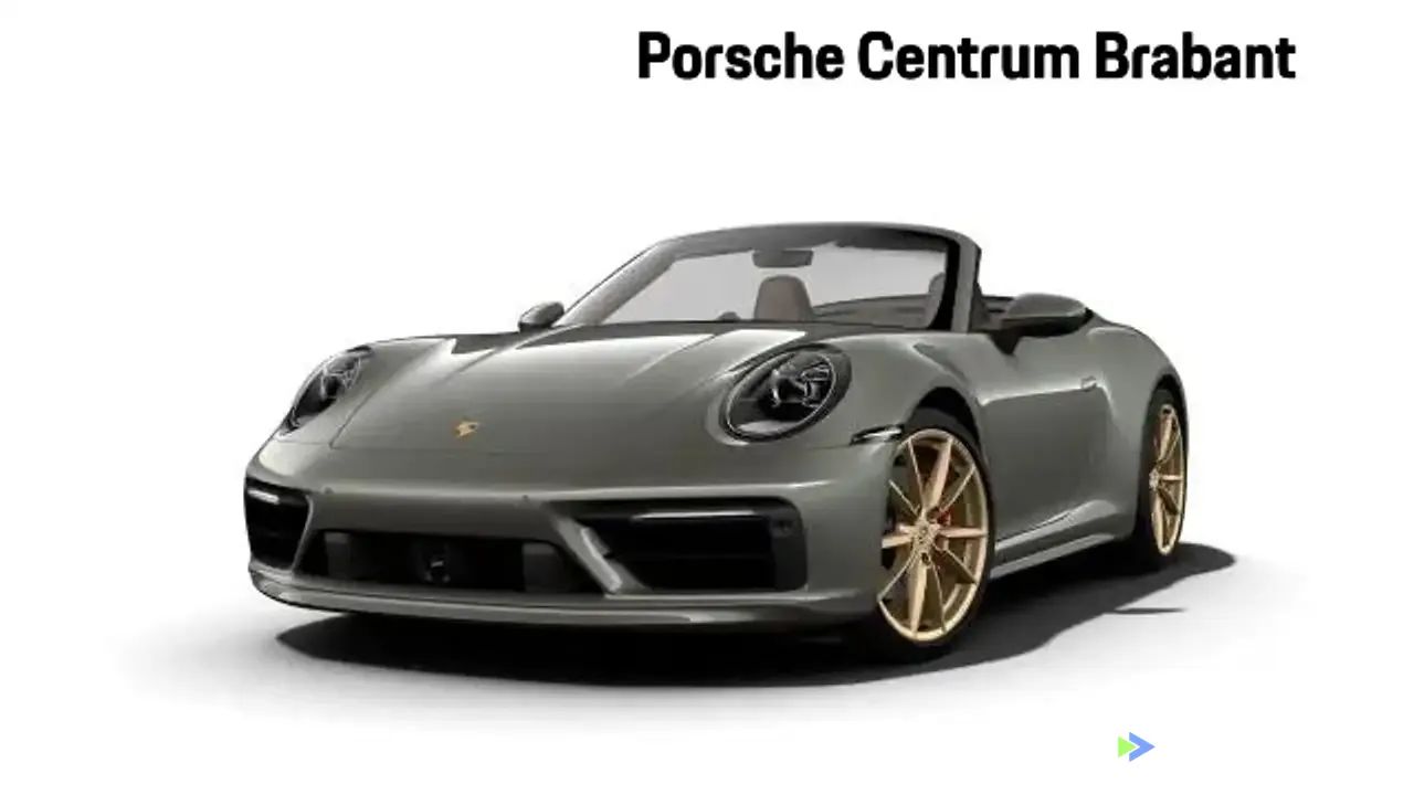 Financování Konvertibilní Porsche 992 2019