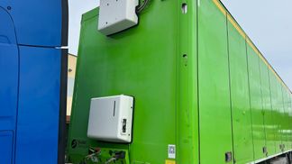 Leasing Semi-trailer Ekeri SIDE OPENING + LAST AXLE STEERING + BOX HEATING 2013