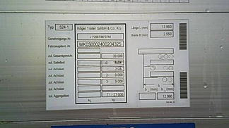 Leasing Semi-trailer Kogel SNCO MEGA+COIL MULDE 2017