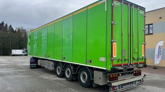 Leasing Semi-trailer Ekeri SIDE OPENING + LAST AXLE STEERING + BOX HEATING 2013
