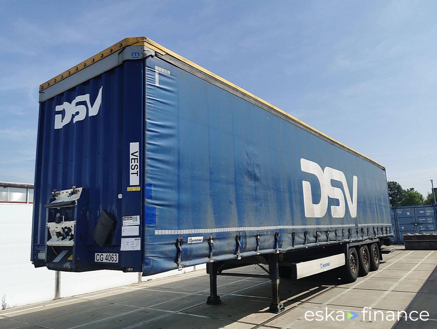 Leasing Semi-trailer Krone SDP 02 2017