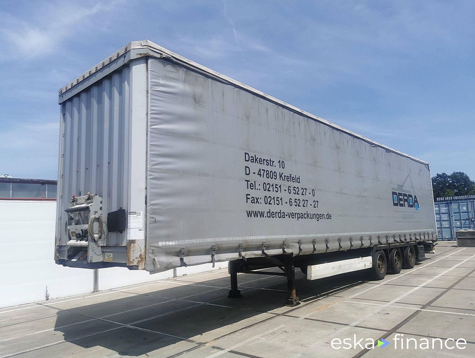 Leasing Semi-remorque Krone SD24 MEGALINER 2012