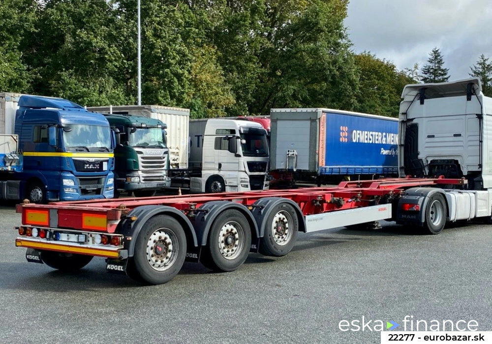 Leasing Semi-trailer Kogel PORT 40 SIMPLEX 2017