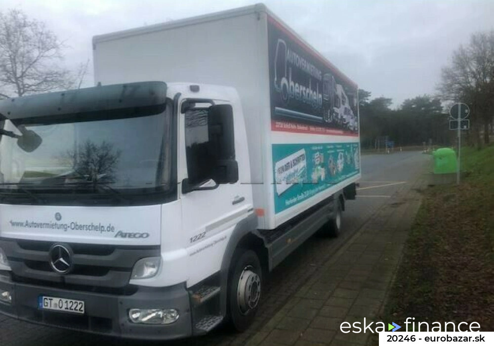 Closed truck MERCEDES ATEGO 2014