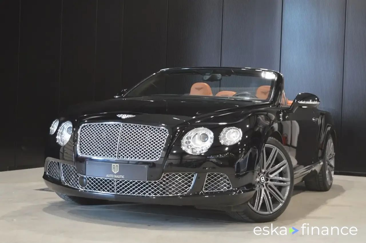 Leasing Convertible Bentley Continental 2012