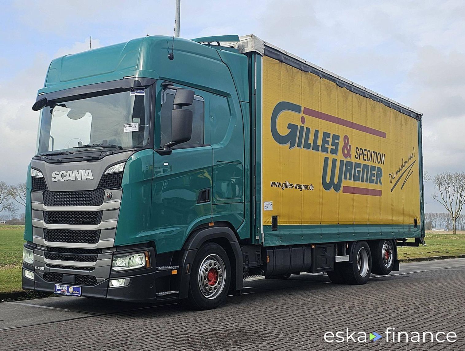 Finansowanie Ciężarówka (podwozie) Scania S450 2019