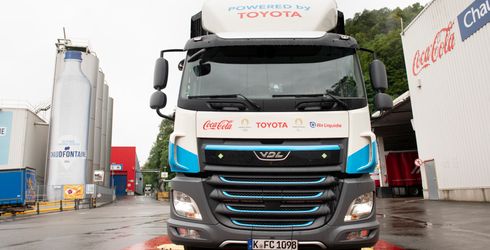 V Nemecku Coca-Cola testuje vodíkové nákladné auto