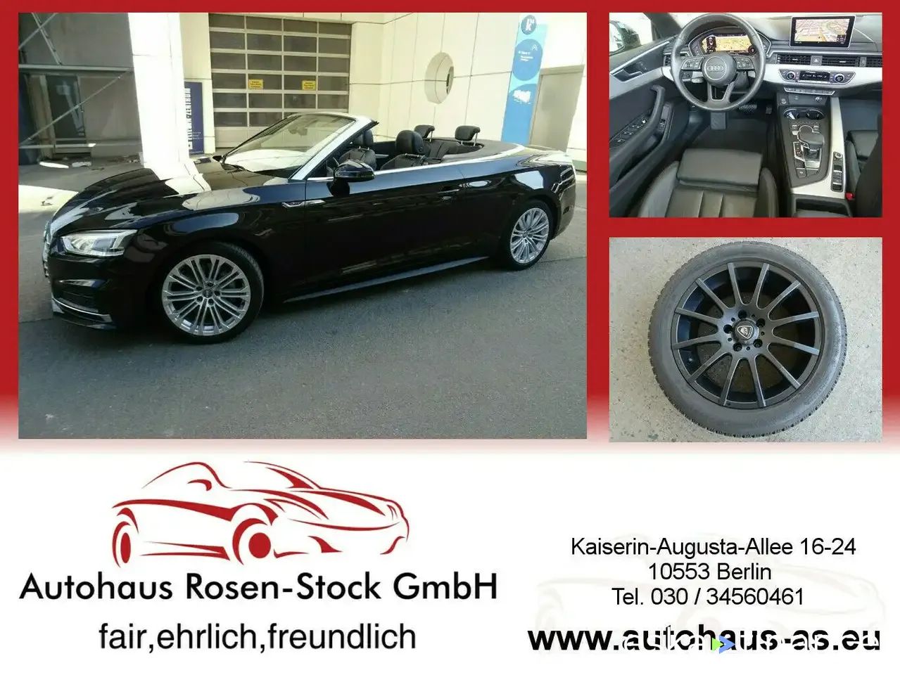Lízing Kabriolet Audi A5 2019