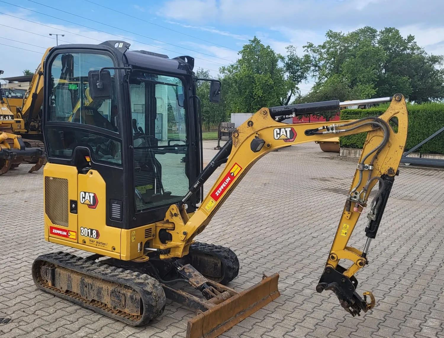 Leasing Crawler excavator Caterpillar 301.8 NG 2020