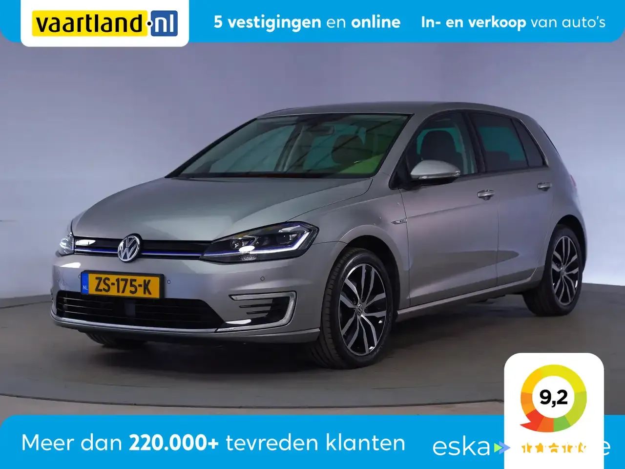 Hatchback Volkswagen E-GOLF 2019