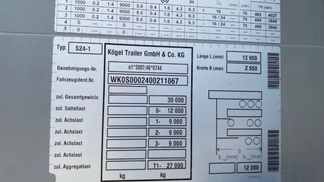 Leasing Semi-trailer Kogel TROJSTRANKA 2017