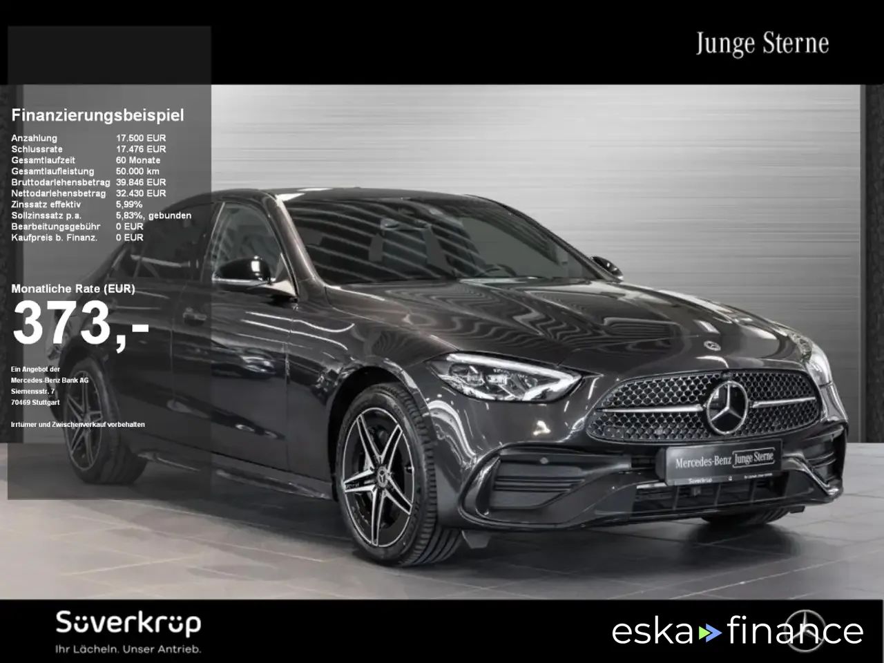 Finansowanie Sedan MERCEDES C 300 2024