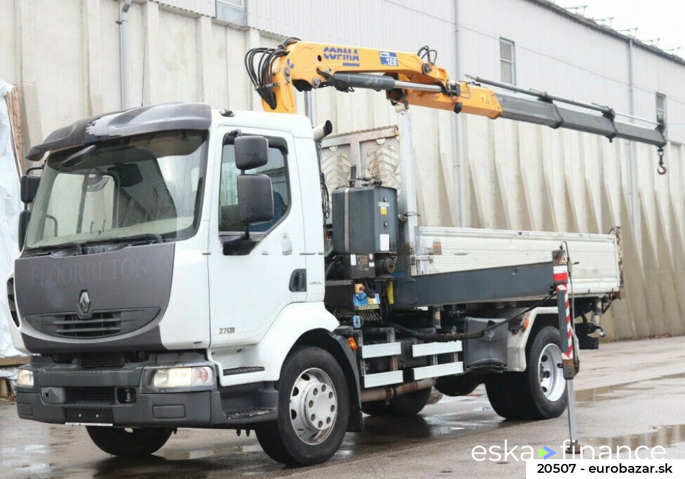 Leasing Camion à carrosserie ouverte Renault 270-16 E5 2013