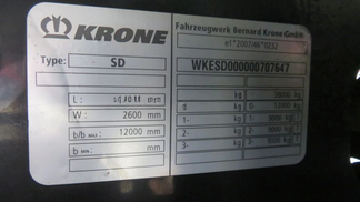 Leasing Semi-remorque SDR 27 2016