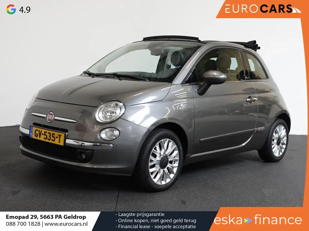 Lízing Kabriolet Fiat 500C 2015
