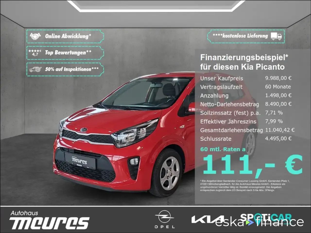 Leasing Hayon Kia Picanto 2019