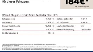 Financování SUV Kia XCeed 2021