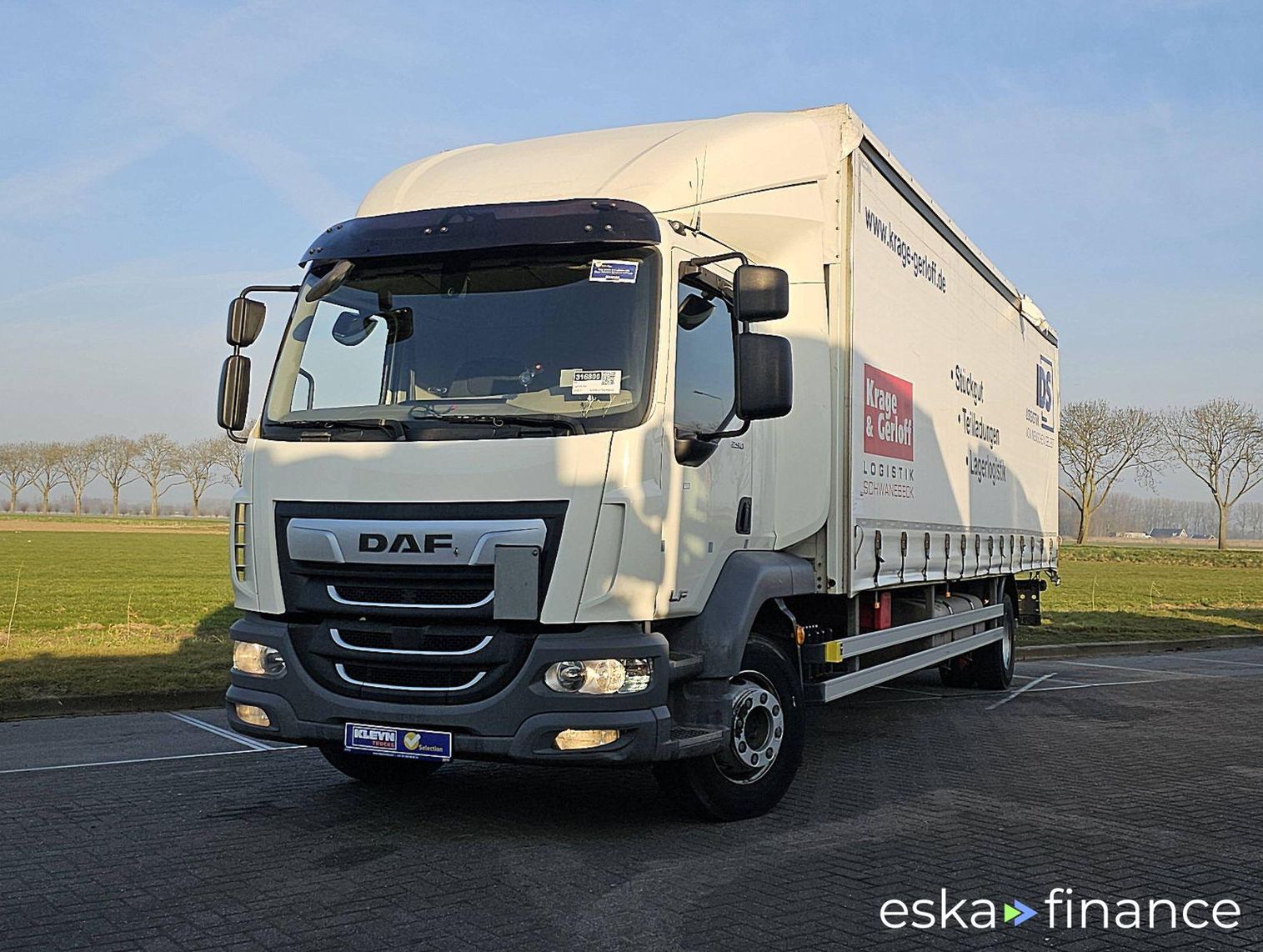 Finansowanie Ciężarówka (podwozie) DAF LF 290 2020