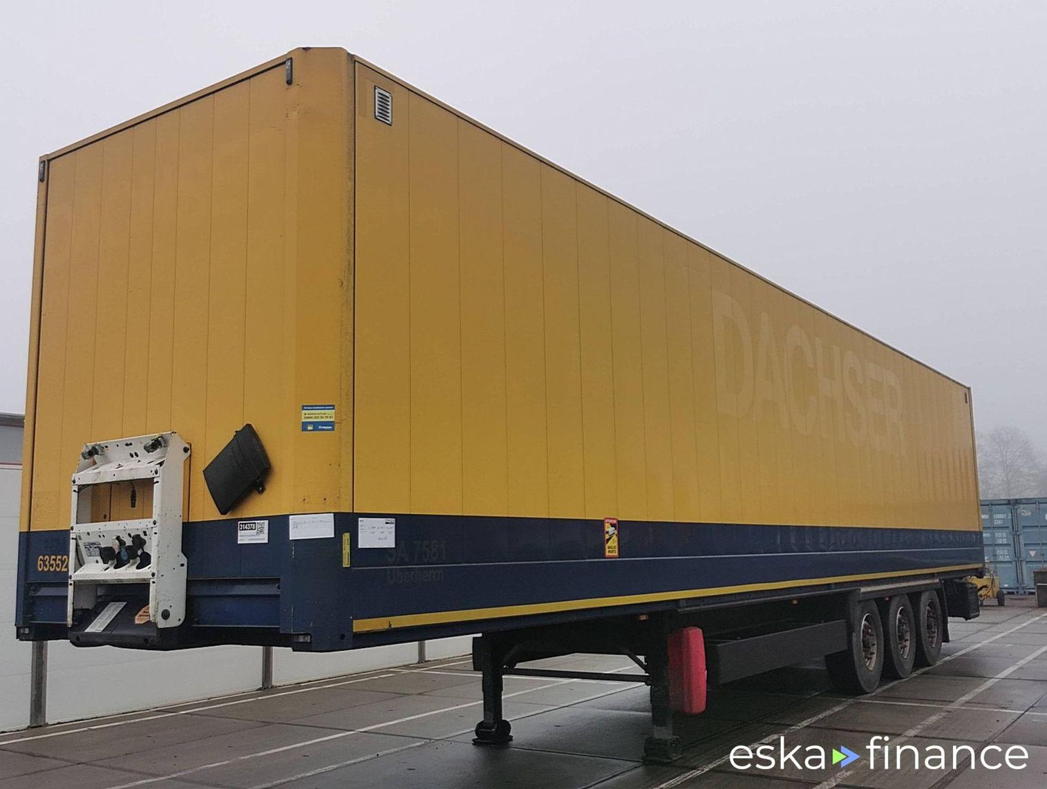 Leasing Semi-trailer Krone SD KLEIDERKOFFER 2014