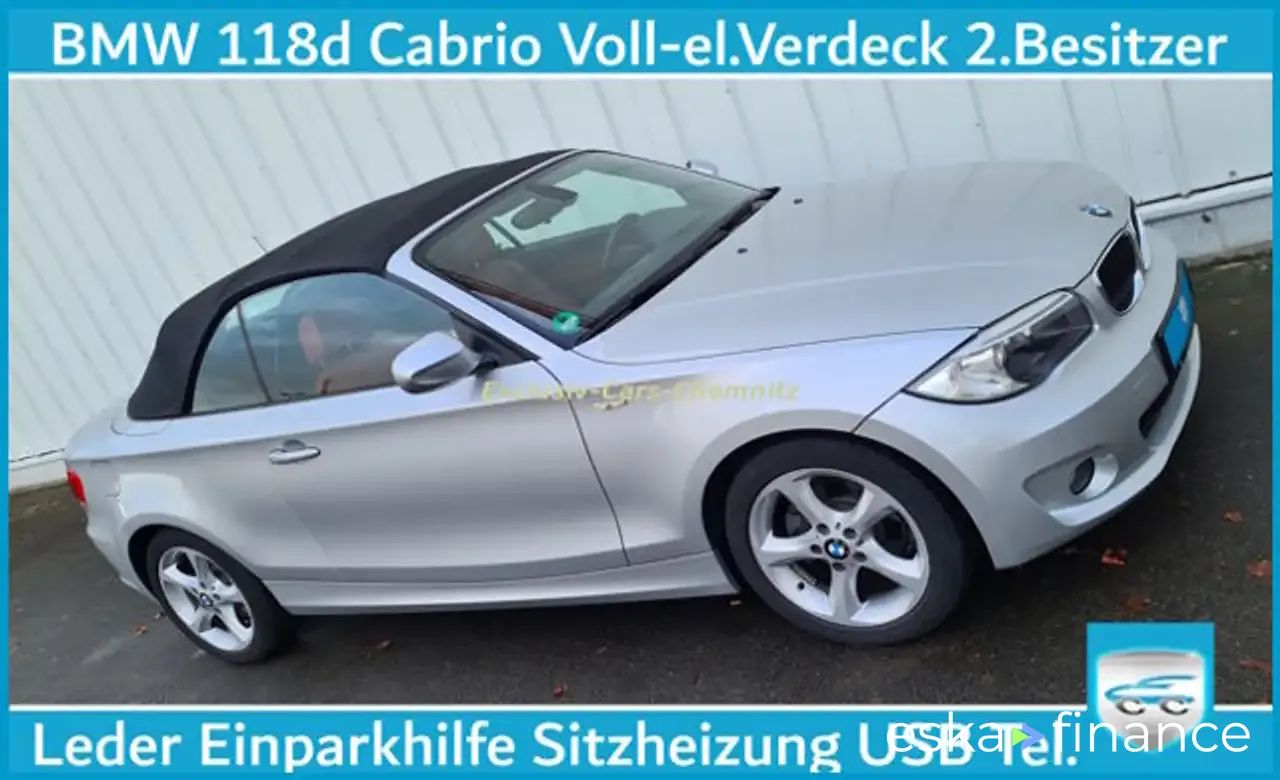 Financování Konvertibilní BMW 118 2013