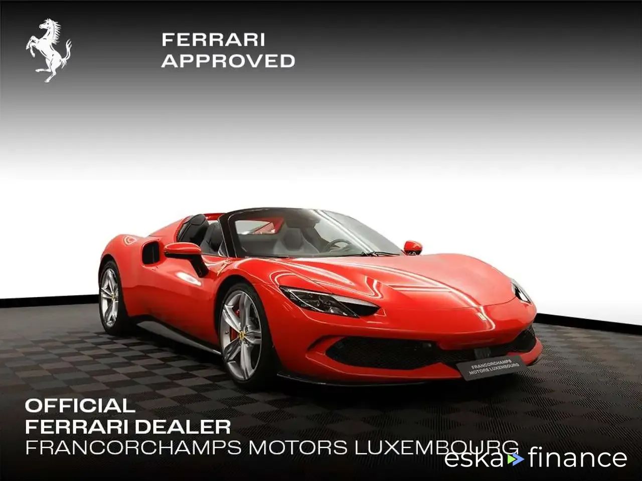 Leasing Convertible Ferrari 296 2025