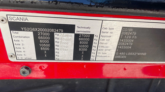 Finansowanie Specjalna ciężarówka Scania G480 2012