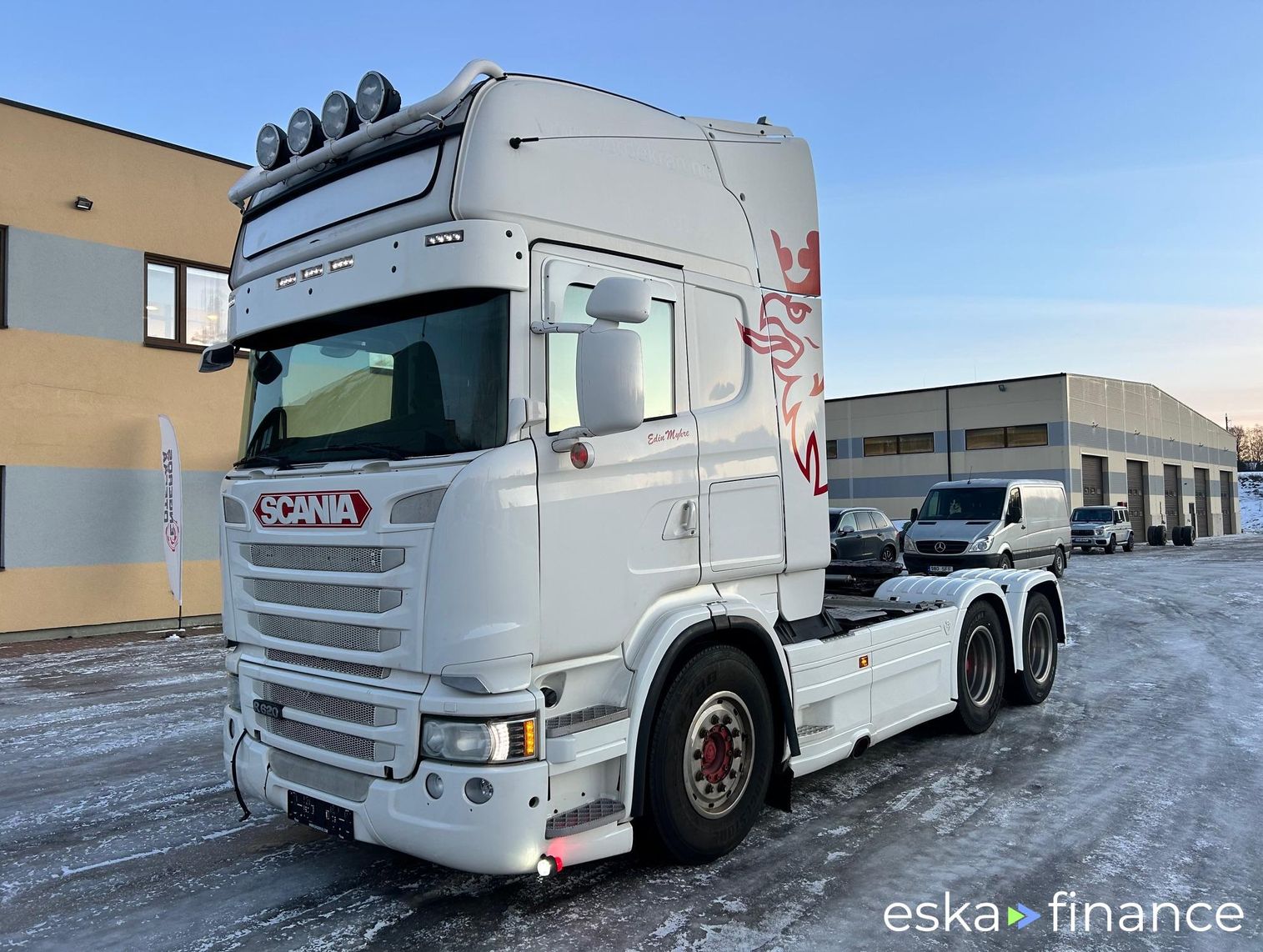 Leasing Tractor unit Scania R620 6X2 EURO5 + RETARDER + ENGINE BROKEN 2013