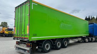 Leasing Semi-trailer Ekeri SIDE OPENING + LAST AXLE STEERING + BOX HEATING 2013