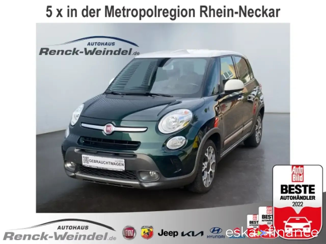 Finansowanie Transport pasażerów Fiat 500L 2016