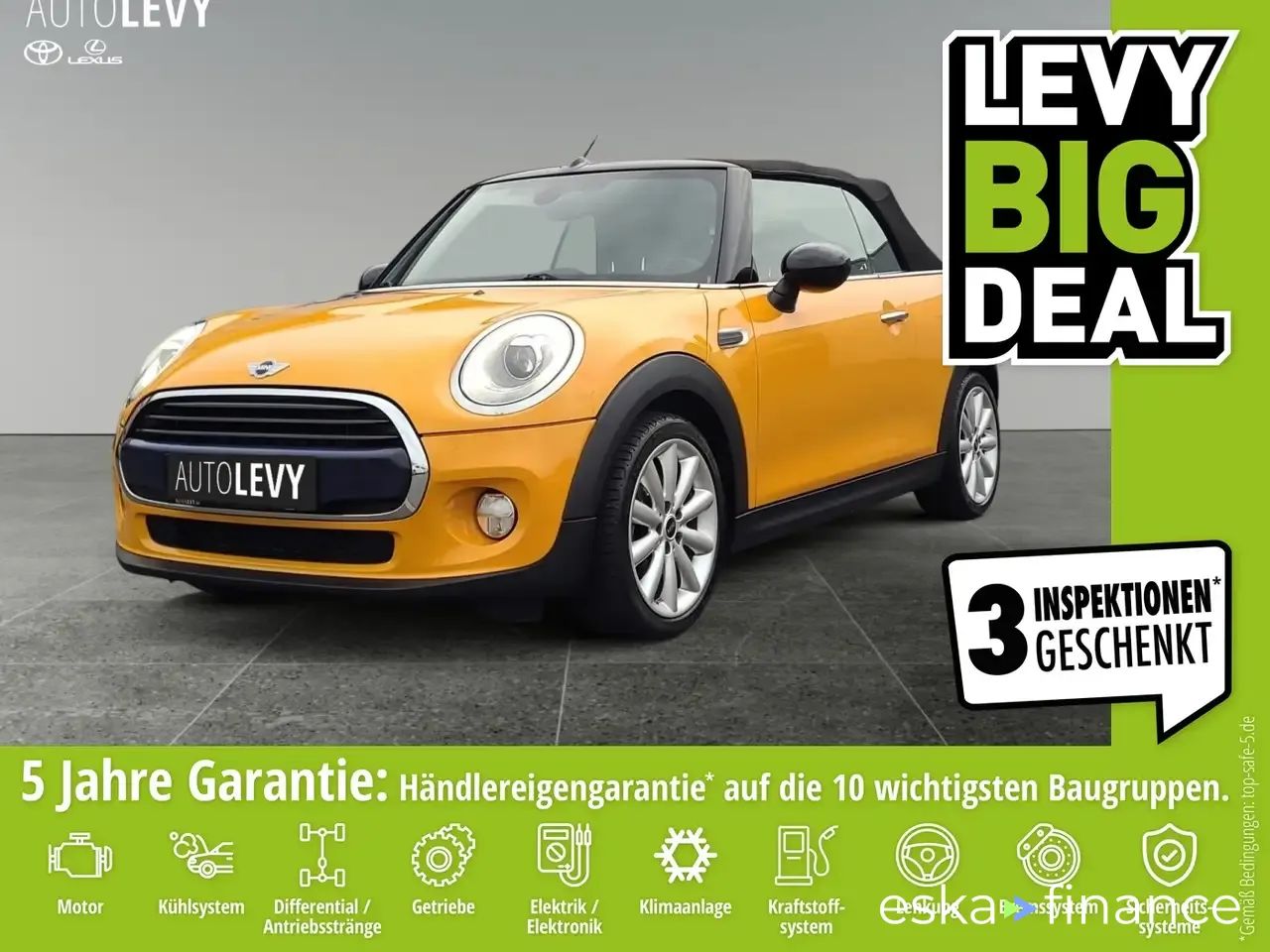 Leasing Convertible MINI Cooper Cabrio 2017