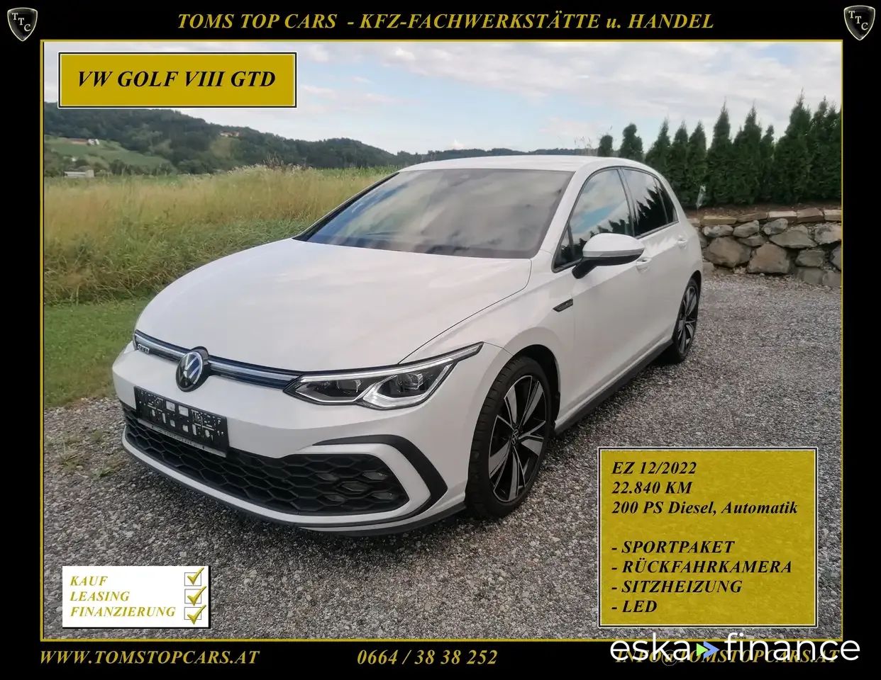 Leasing Hatchback Volkswagen GOLF GTD 2022