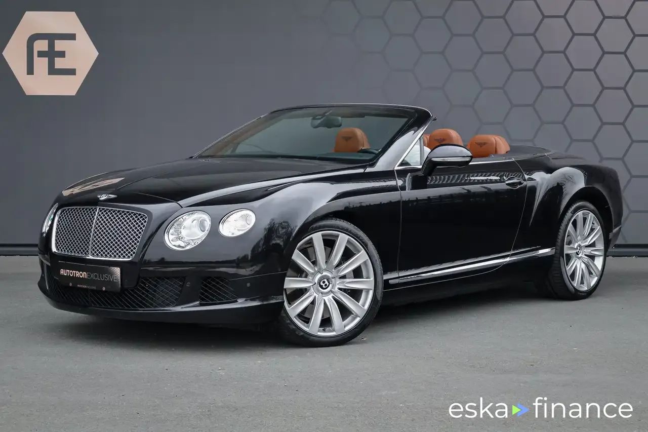 Leasing Convertible Bentley Continental GTC 2013