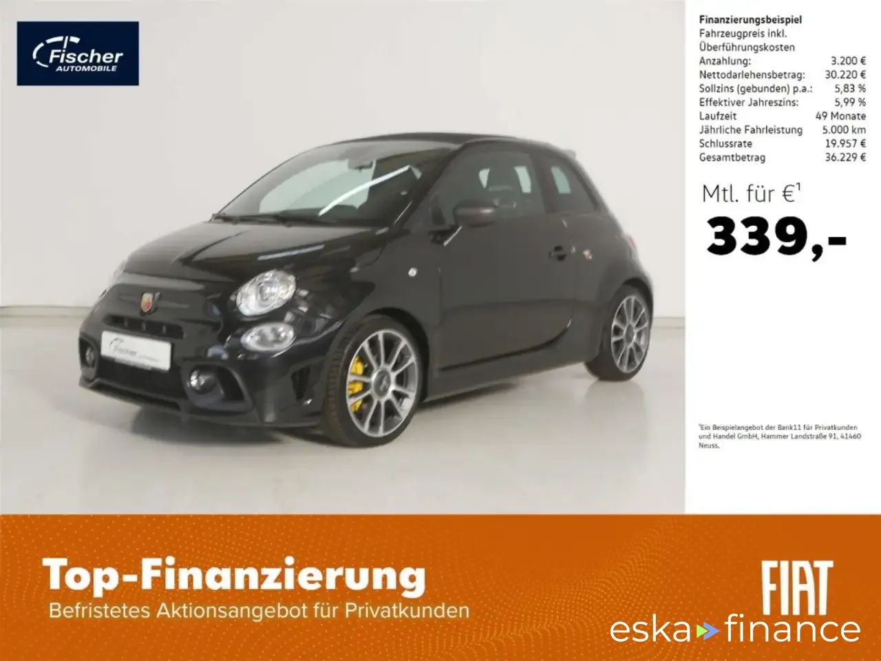 Financování Konvertibilní Abarth 695C 2024