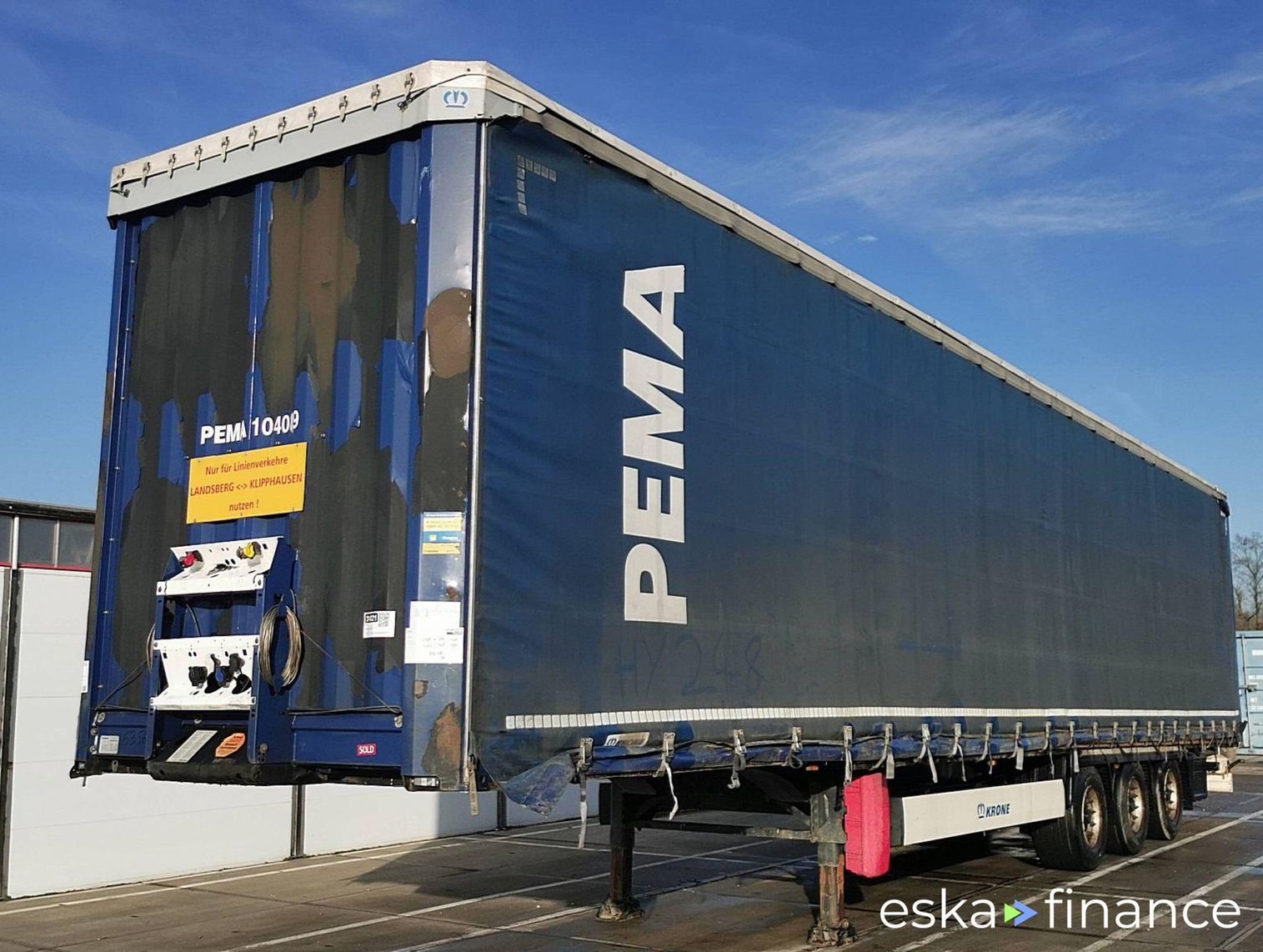 Leasing Semi-trailer Krone SD MEGA 2015