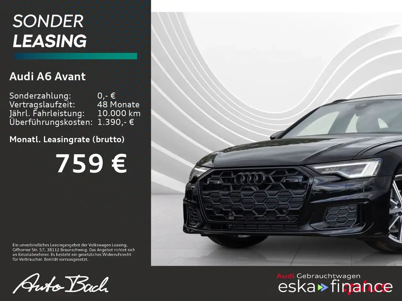 Financování Vagón Audi A6 2024