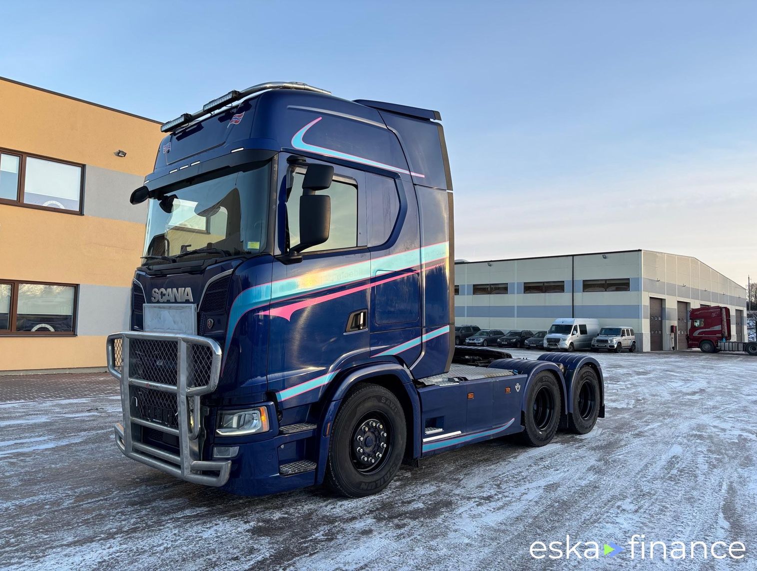 Finansowanie Ciągnik siodłowy Scania S650 6x4 + RETARDER + 66T 2018