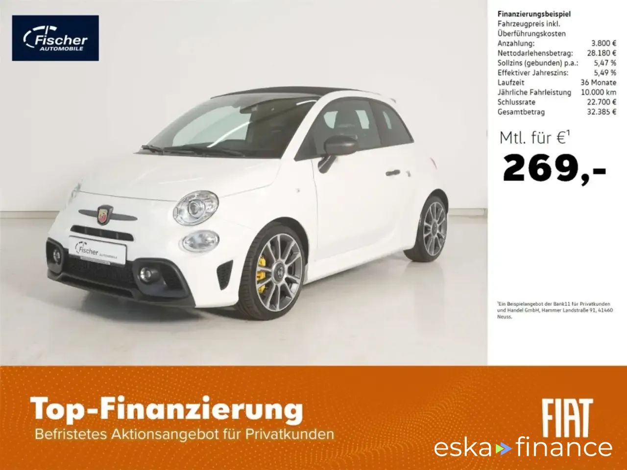 Financování Konvertibilní Abarth 695C 2024