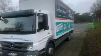 Closed truck MERCEDES ATEGO 2014