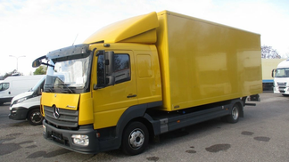 Closed truck MERCEDES ATEGO 2018