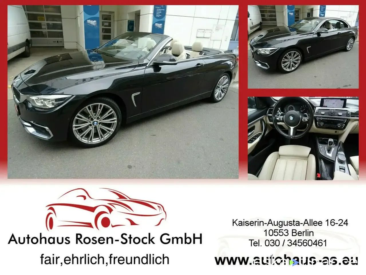 Lízing Kabriolet BMW 440 2020