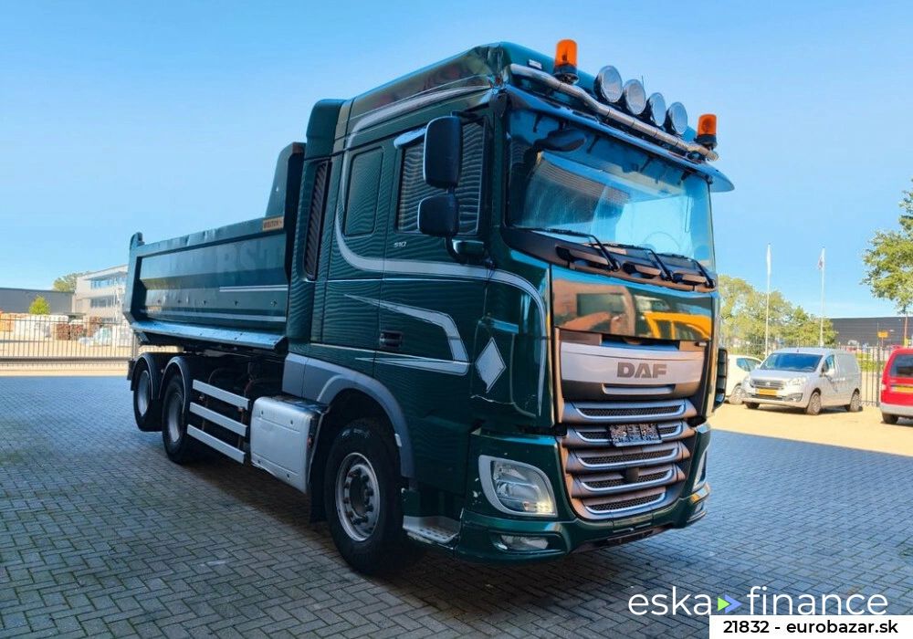 Nákladné auto s otvorenou karosériou DAF XF 510 2016