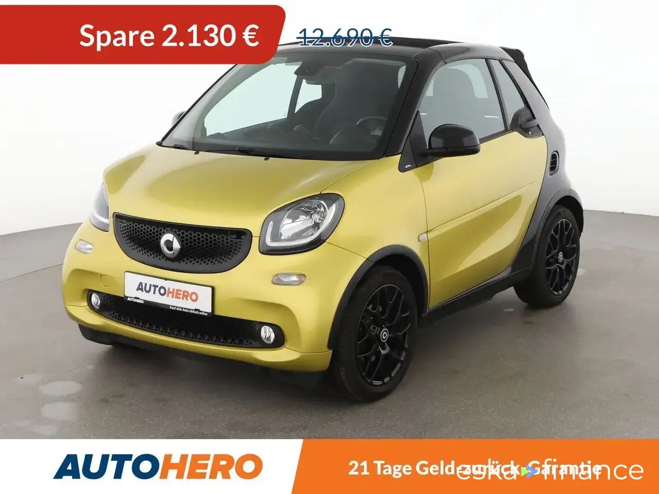 Lízing Kabriolet Smart ForTwo 2016