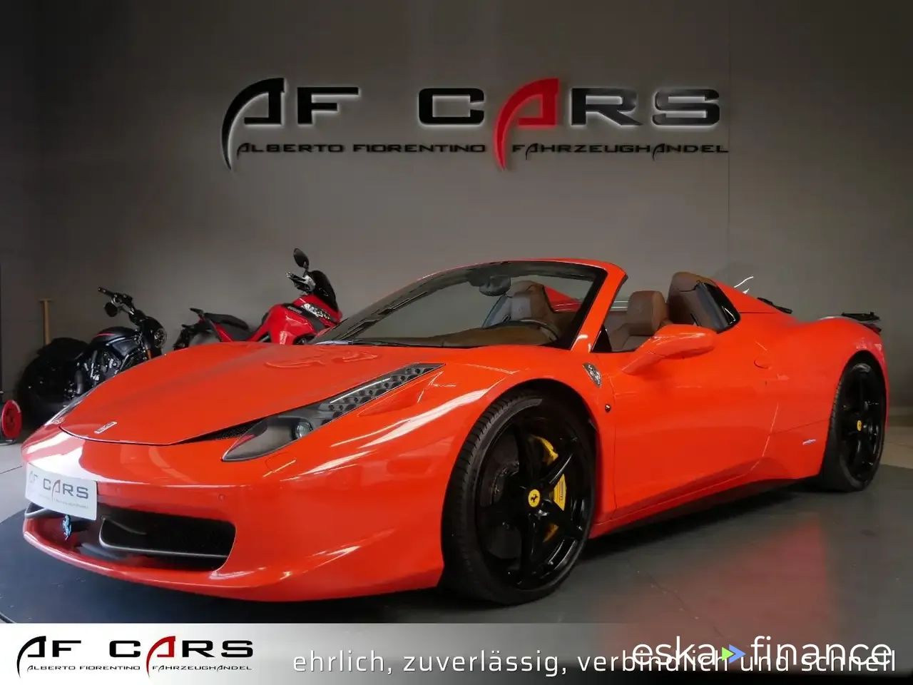 Leasing Convertible Ferrari 458 2013