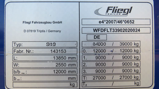 Leasing Semi-remorque Fliegl SDS 390 2016