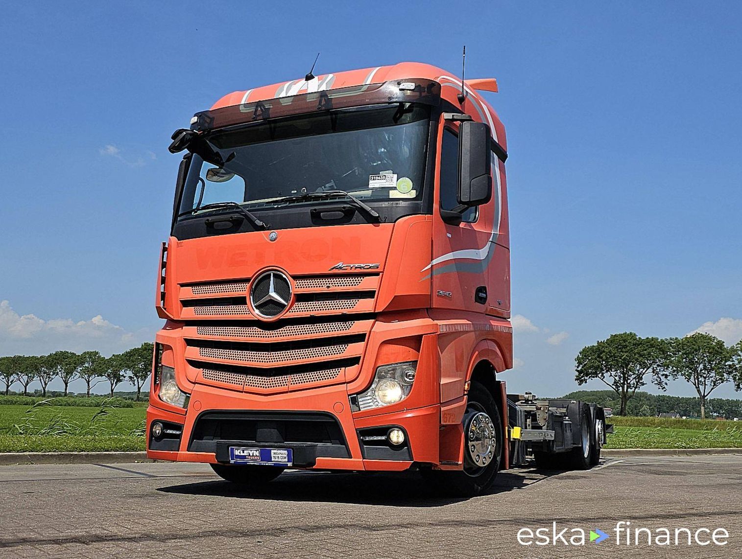 Finansowanie Ciężarówka (podwozie) Mercedes-Benz ACTROS 2545 LS 2015
