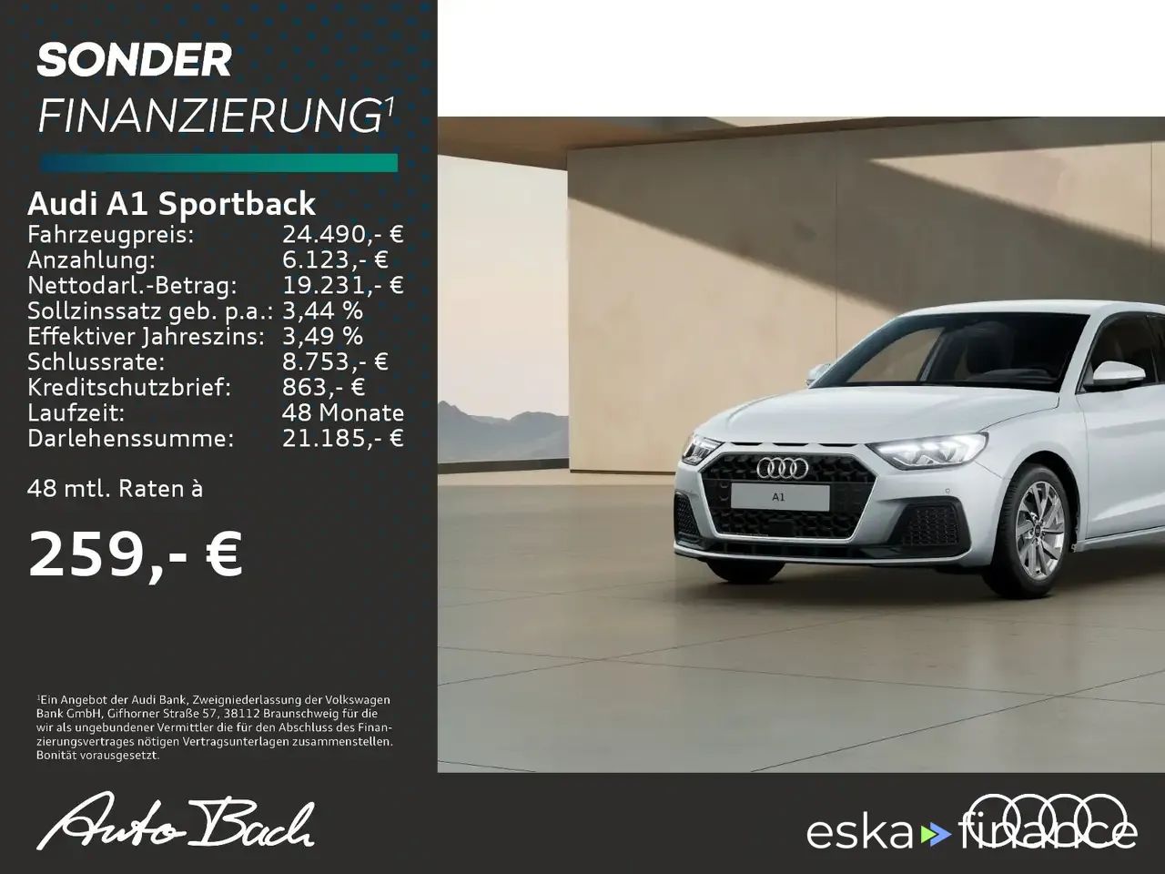 Lízing Hatchback Audi A1 2025