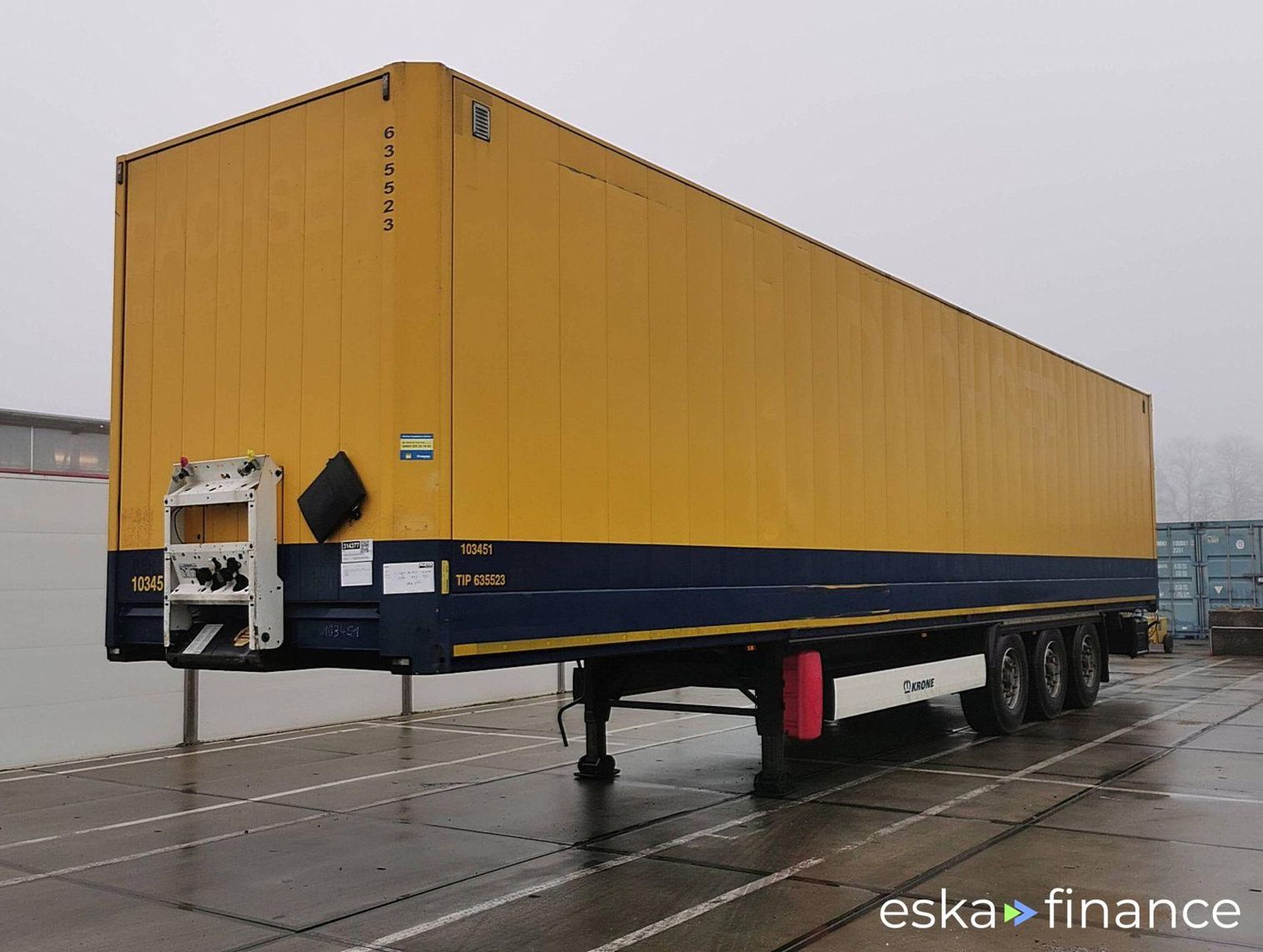 Leasing Semi-trailer Krone SD KLEIDERKOFFER 2014