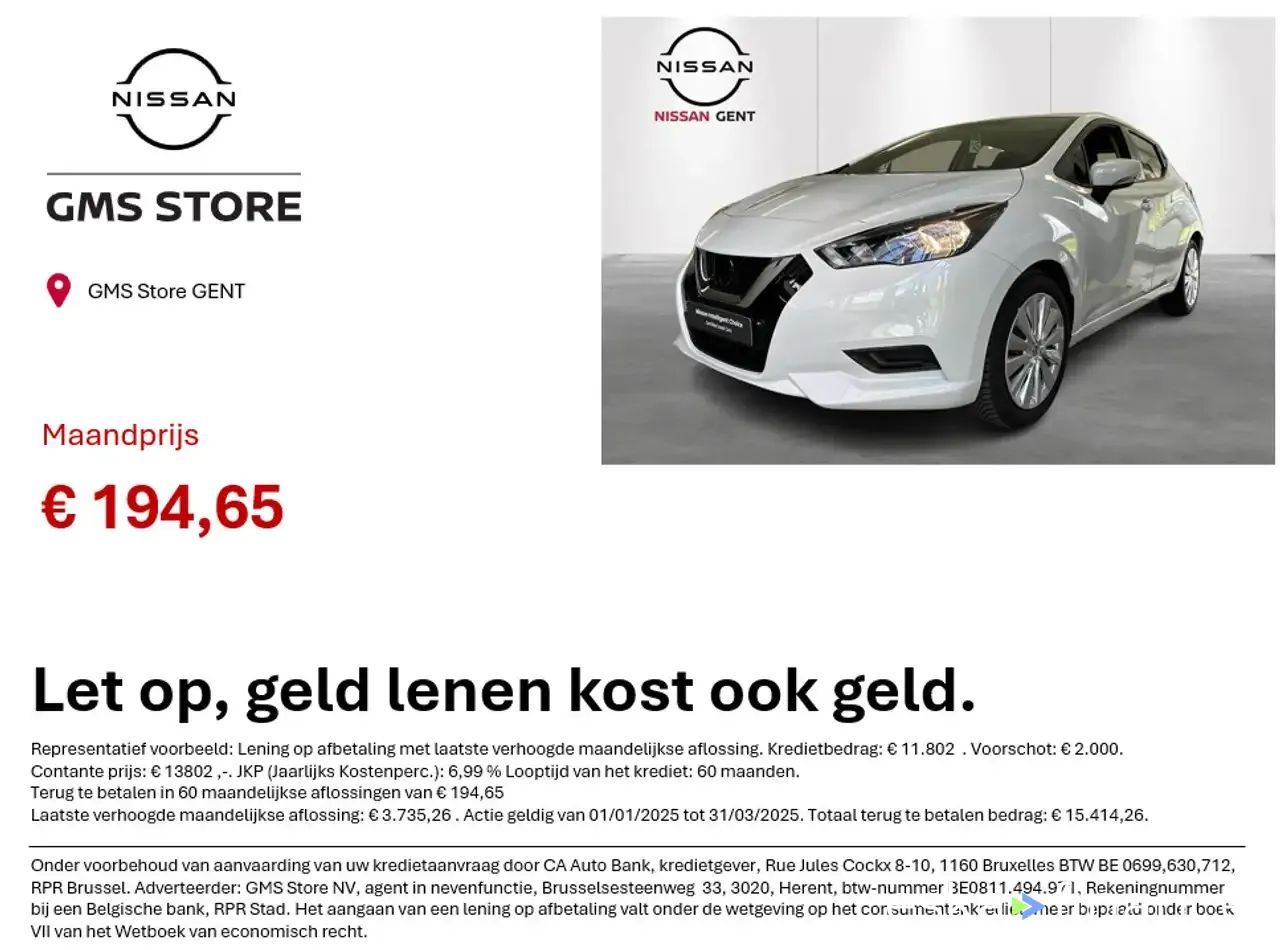 Finansowanie Hatchback Nissan Micra 2022