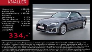 Lízing Kabriolet Audi A5 2024