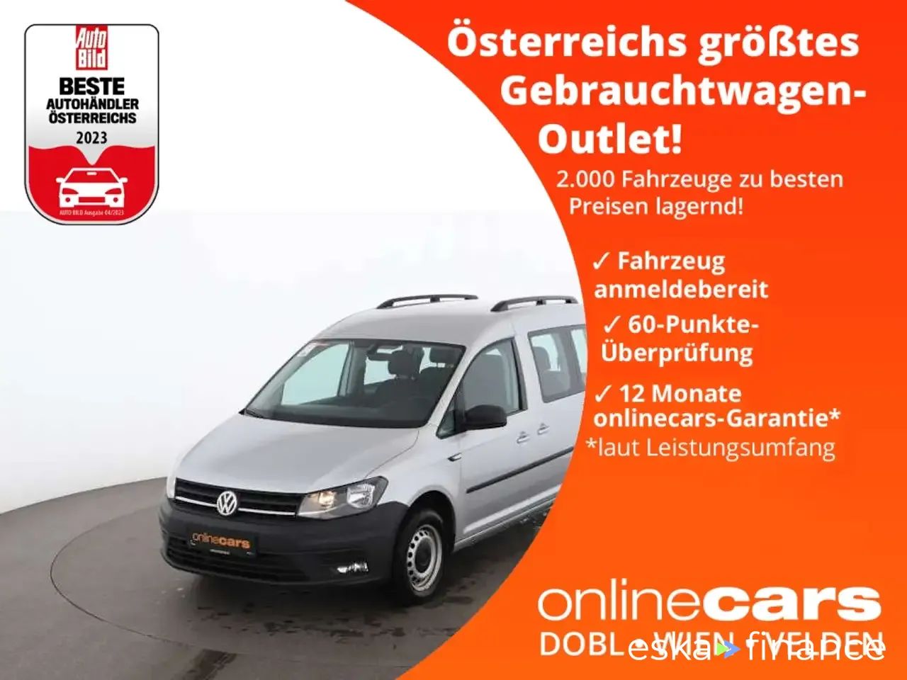 Finansowanie Transport pasażerów Volkswagen Caddy 2019